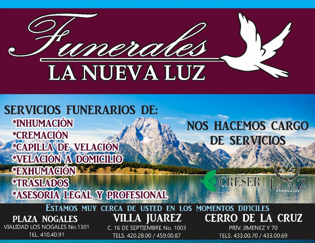 Funerales la nueva luz plaza nogales